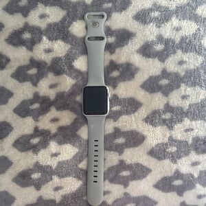 Apple Watch with Gray Band
